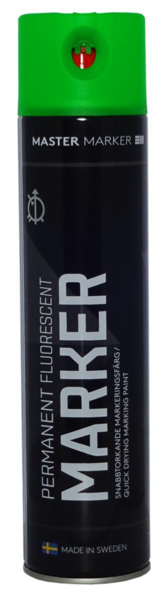 Märkfärg Master Marker fluorescerande - MÄRKFÄRG MASTER MARKÖR FLUO GRÖN 600ML. UN1950.