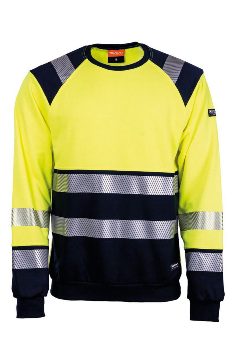 Sweatshirt Tranemo 5085-89 Flam - SWEATSHIRT TRANEMO 5085-89 GUL FLAMVARSEL STL XL