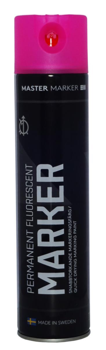 Märkfärg Master Marker fluorescerande - MÄRKFÄRG MASTER MARKÖR FLUO CERISE 600ML. UN1950.