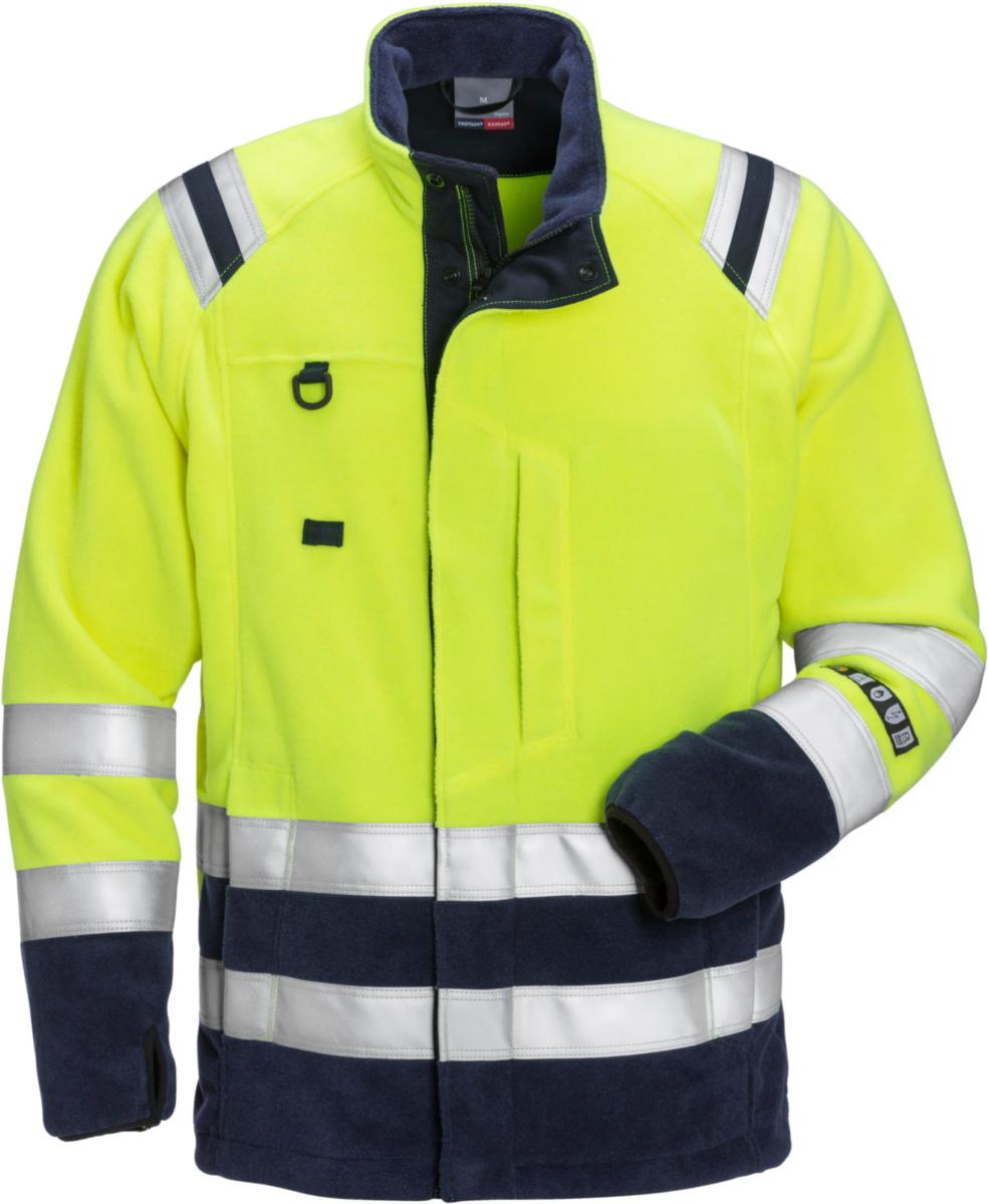Fleecejacka Fristads 4063 ATF - FLEECEJACKA 4063 ATF GUL/M S FRISTADS 122233-171 S