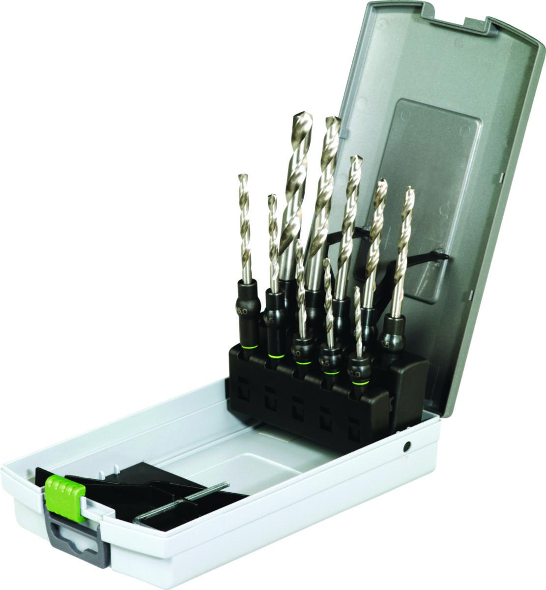 Spiralborrsats Festool HSS D3-10 CE/10 - BORRKASSET HSS D3-10 CE/10X FESTOOL 495128