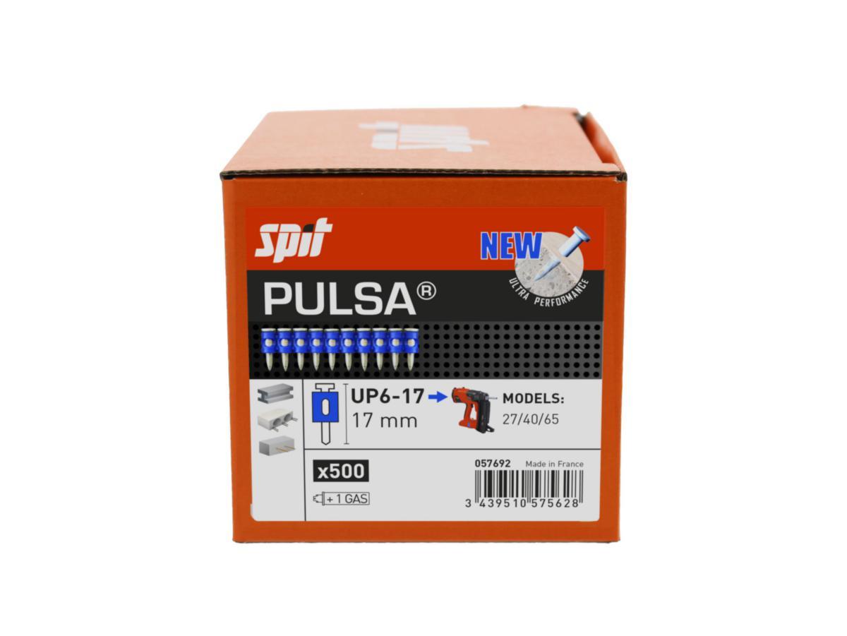 Skjutspik Spit UP6 bandad - SKJUTSPIK UP6 17MM+GAS 500/FP PULSA 057692