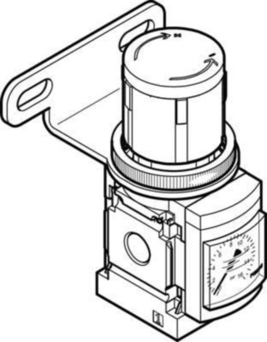Tryckregulator Festo - MS - TRYCKREGULATOR FESTO MS6-LR-1/2-D6-AS