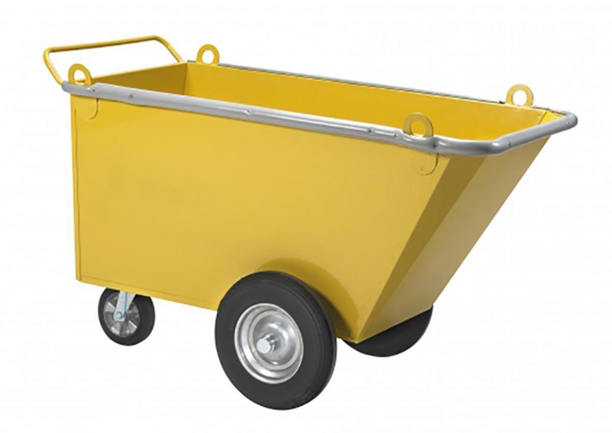 Fodervagn Ravendo - FODERVAGN 750KG/400L GUL PU RAVENDO 143510