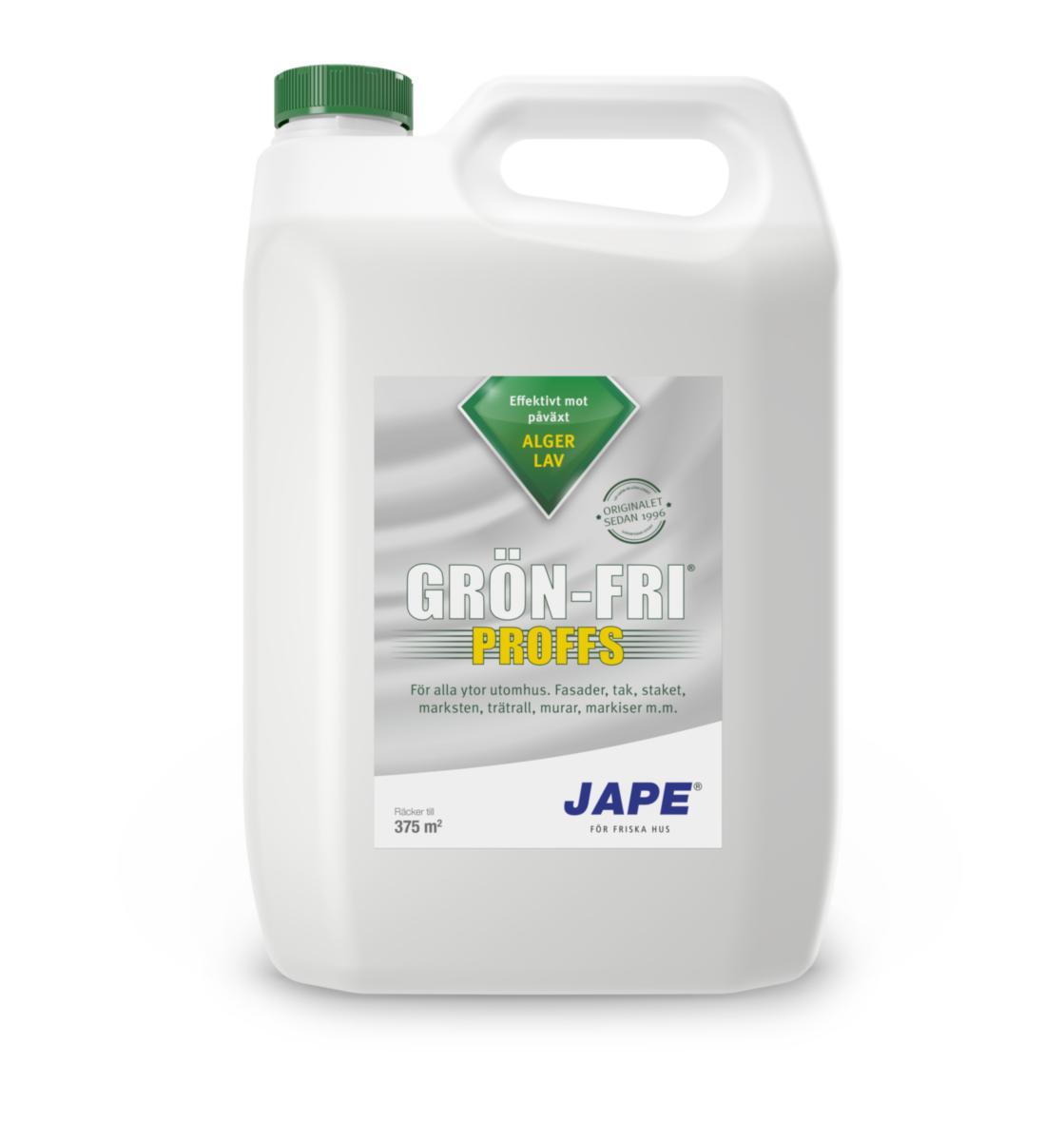 Rengöringsmedel Grön Fri Proffs - GRÖN FRI PROFFS 5 L 13124 KONC JAPE