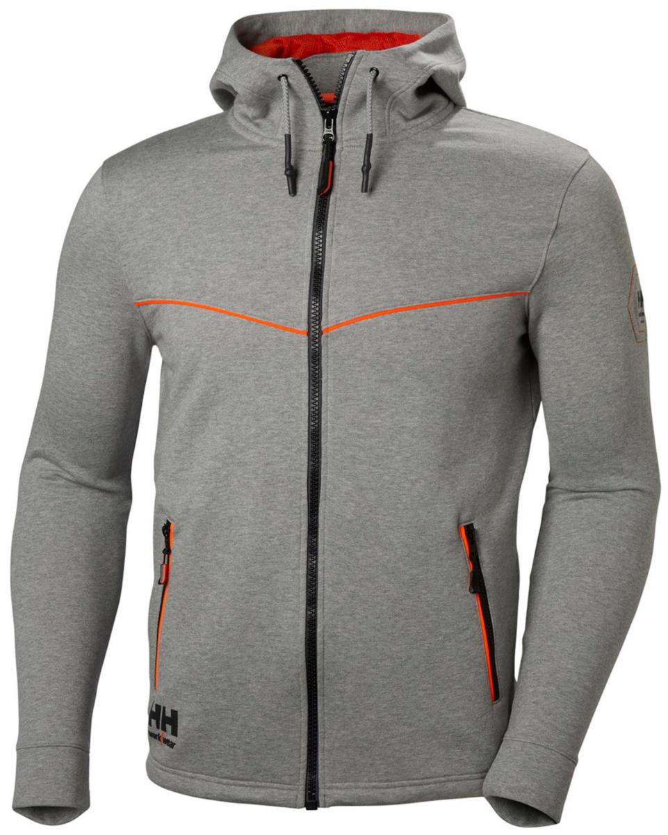 Hoodtröja Helly Hansen Chelsea Evo 79197 - CHELSEA EVO HOOD GRÅ 3XL HELLY HANSEN 79197-930-3XL