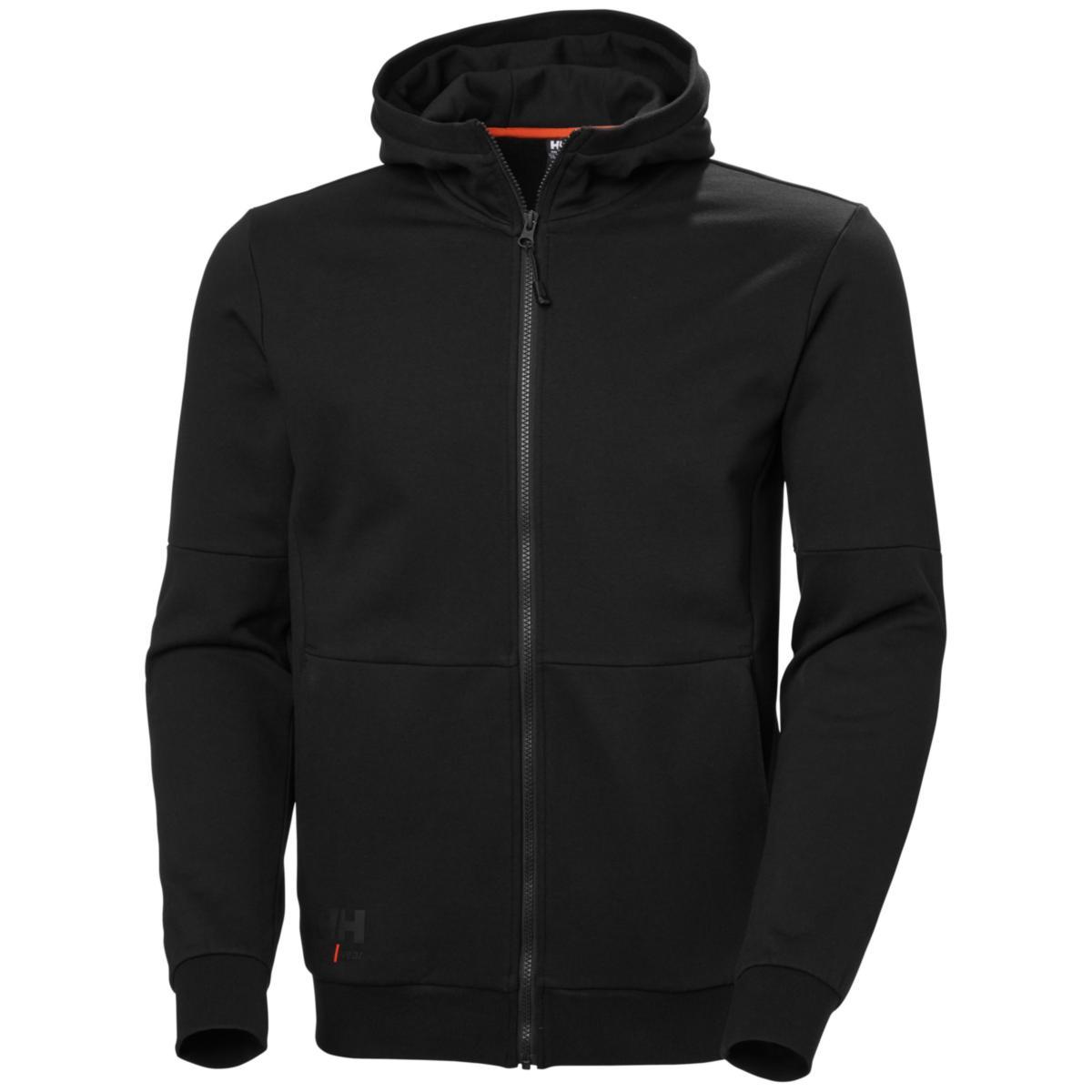 Huvtröja Helly Hansen 79345 Evo - HOODIE ZIP EVO SVART XL HELLY HANSEN 79345-991-XL
