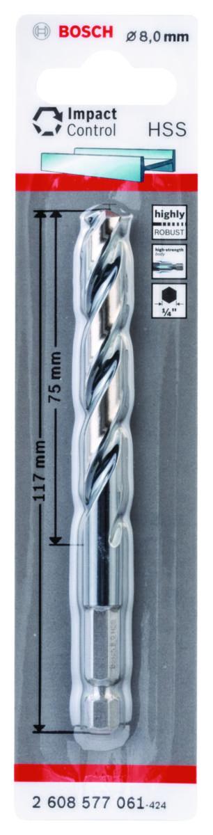 Bitsborr Bosch Impact - BITSBORR IMPACT 1/4 4MM BOSCH 2608577052