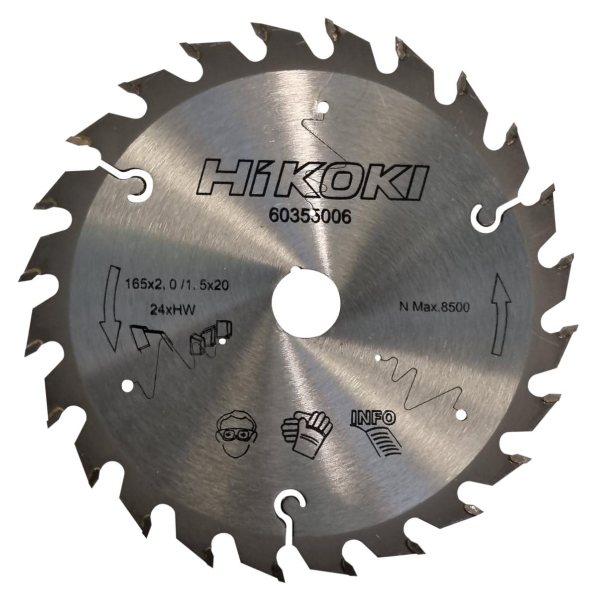 Cirkelsågklinga HiKOKI - SÅGKLINGA 165X24T 20MM HÅL HIKOKI LAMINAT