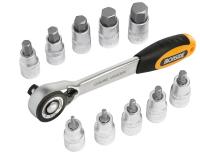 Bitshylssats Ironside 1/2" 11 delar Insex