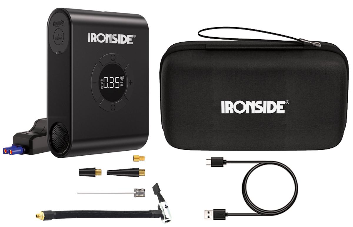 Starthjälp/kompressor Ironside - STARTHJÄLP/KOMPRESSOR IRONSIDE 8000MAH 1500A 103723