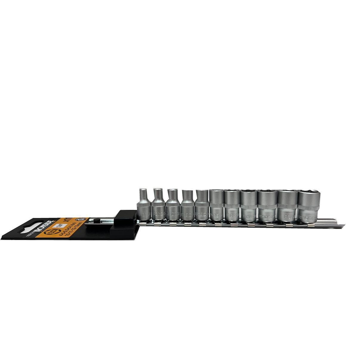 Hylssats Ironside 1/4" skena - HYLSSATS 1/4" IRONSIDE SKENA 11DEL 4-13MM 103121