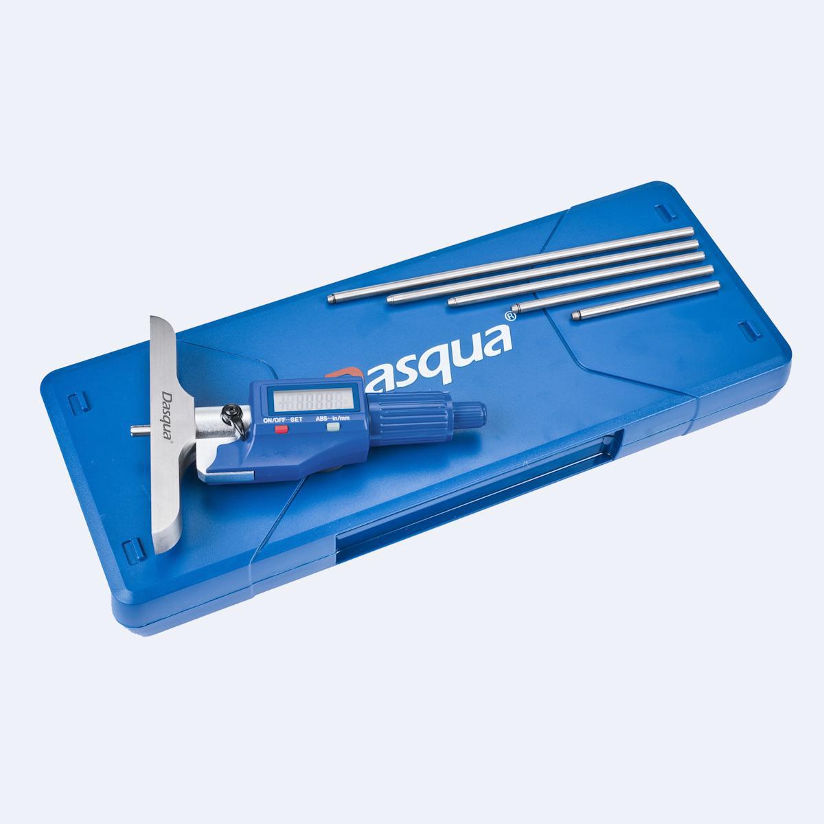 Djupmikrometer Dasqua digital sats - DJUPMIKROMETER DASQUA SATS 1-150MM