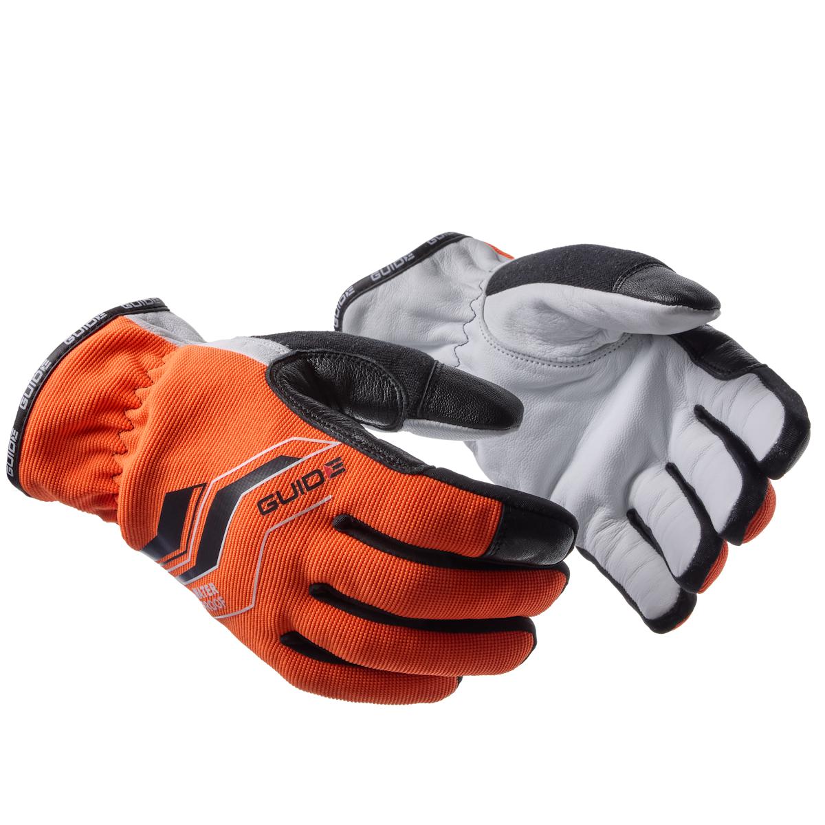 Handske Guide 4140 fodrad - HANDSKE GUIDE 4140 LÄDER TIGHT G-DRY TOUCH HI-VIZ STL 10