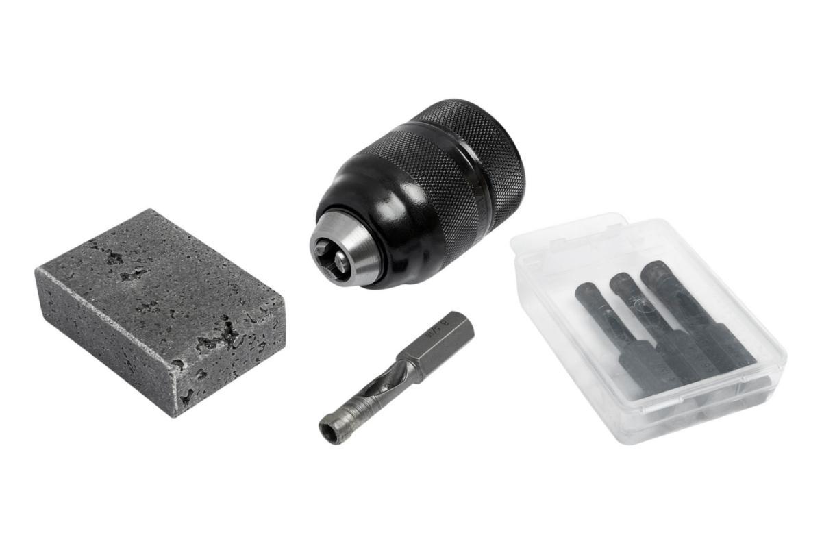Diamantborrsats Ironside - DIAMANTBORRSATS IRONSIDE 2X6MM+2X8MM+CHUCK+STEN
