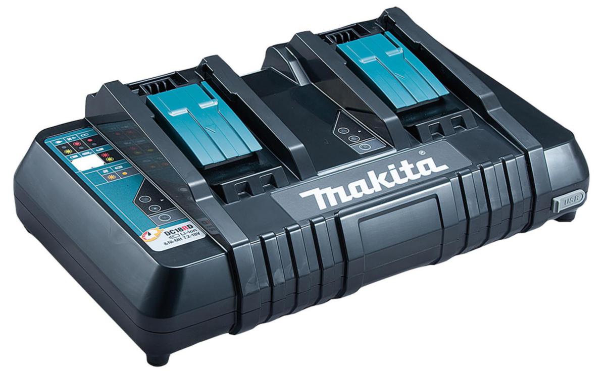 Batteriladdare Makita DC18RD - DUBBELLADDARE DC18RD 14.4-18¤¤ MAKITA 196933-6