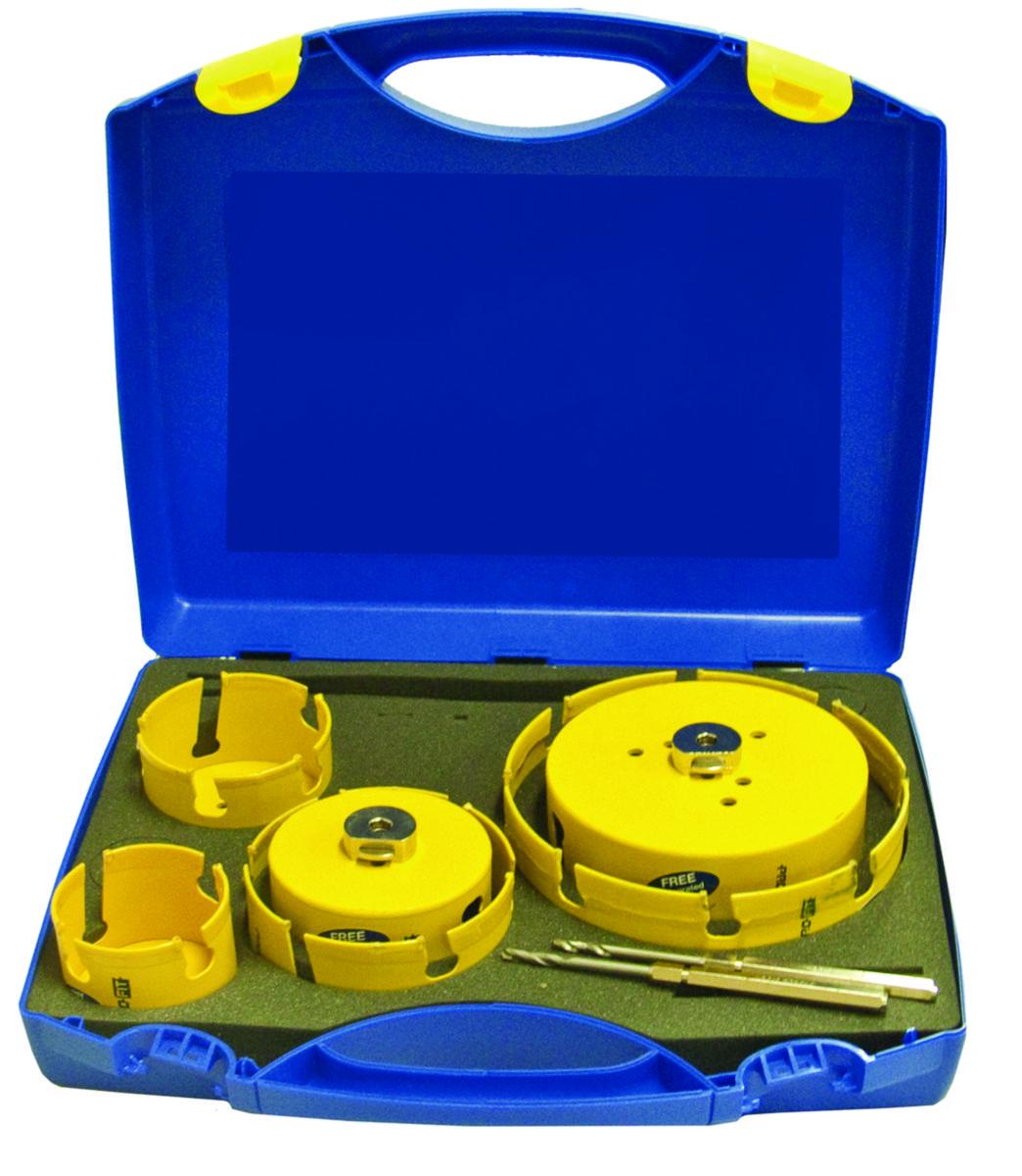 Hålsågset Pro-Fit Ventilation 8 delar - HÅLSÅGSET HM VENT 86-210 8DL M/10MM ADAPTER PR 351090886210