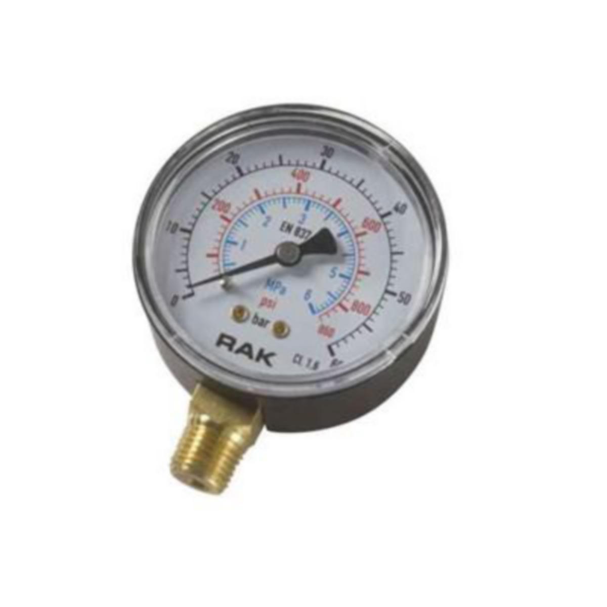Reservdelar till Provtryckningspump Ironside - MANOMETER PROVTR.PUMP IRONSIDE FÖR 500665+500666 102061