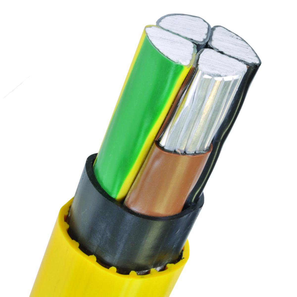 Jordkabel SE-N1XE-AS 0,6/1kV Gul DUOLEX, Nexans - SE-N1XE-AS DUOLEX 4G95 GUL (*0)K10)