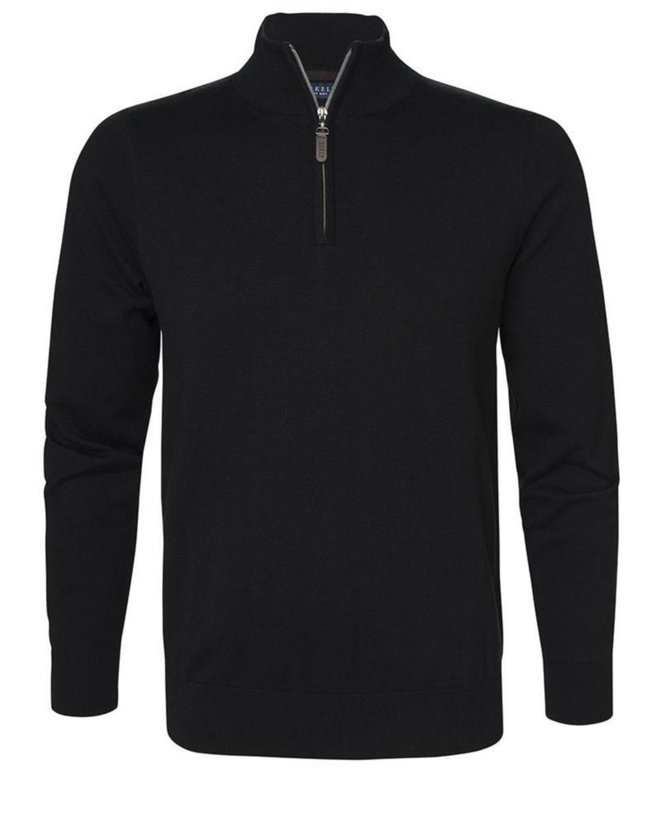 Sweatshirt Berkeley Brockton 1730 - TRÖJA HALVZIP BROCKTON SVART XXXL 17309999