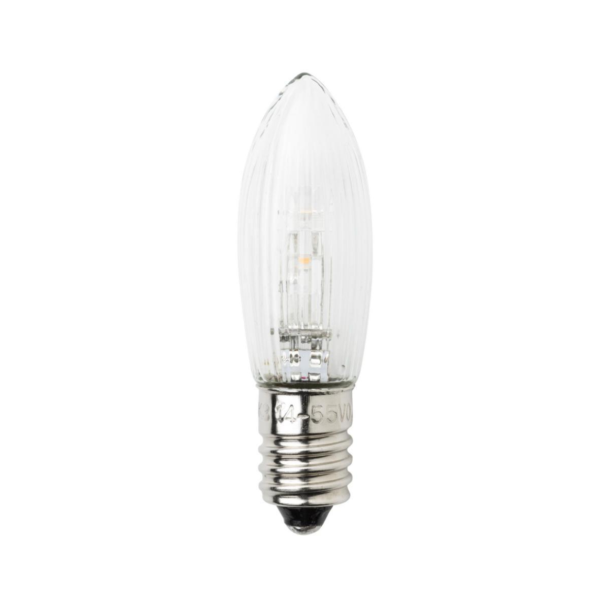 Reservlampa - LAMPA LED 14-55V 0,1W E10 KLAR 3-PACK