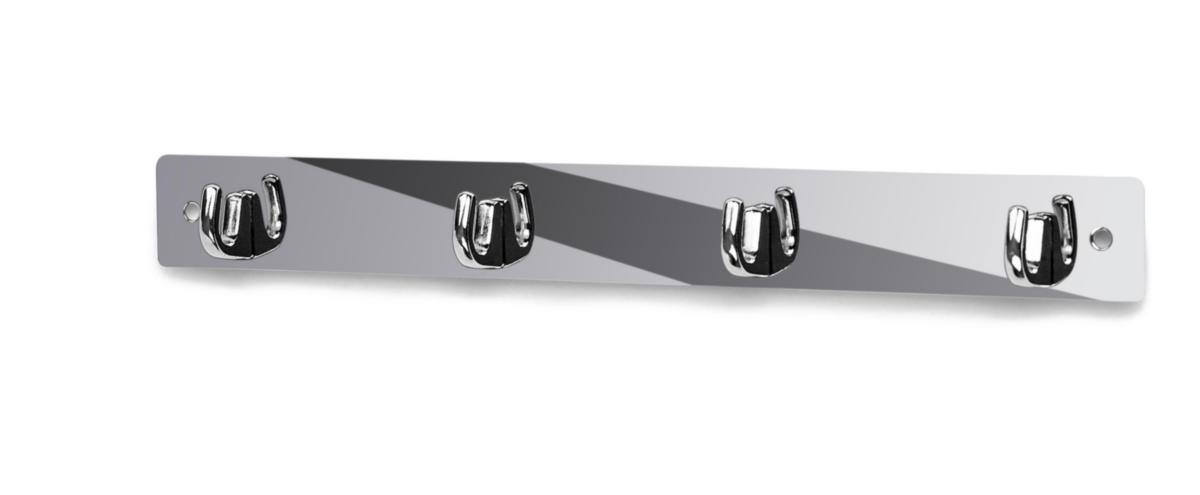 Handdukshängare Habo 123 - HANDDUKSHÄNGARE 123-4 NICKEL 230MM PP HABO 81117