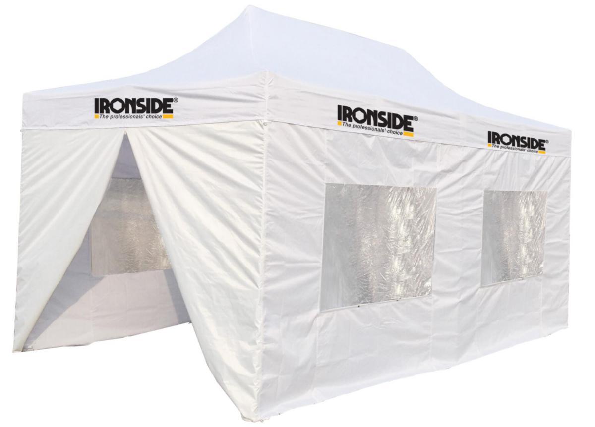 Tält Ironside 6x3 m - TÄLT IRONSIDE STÅL/PVC L=5.74M BR=2.9M H=2.4M