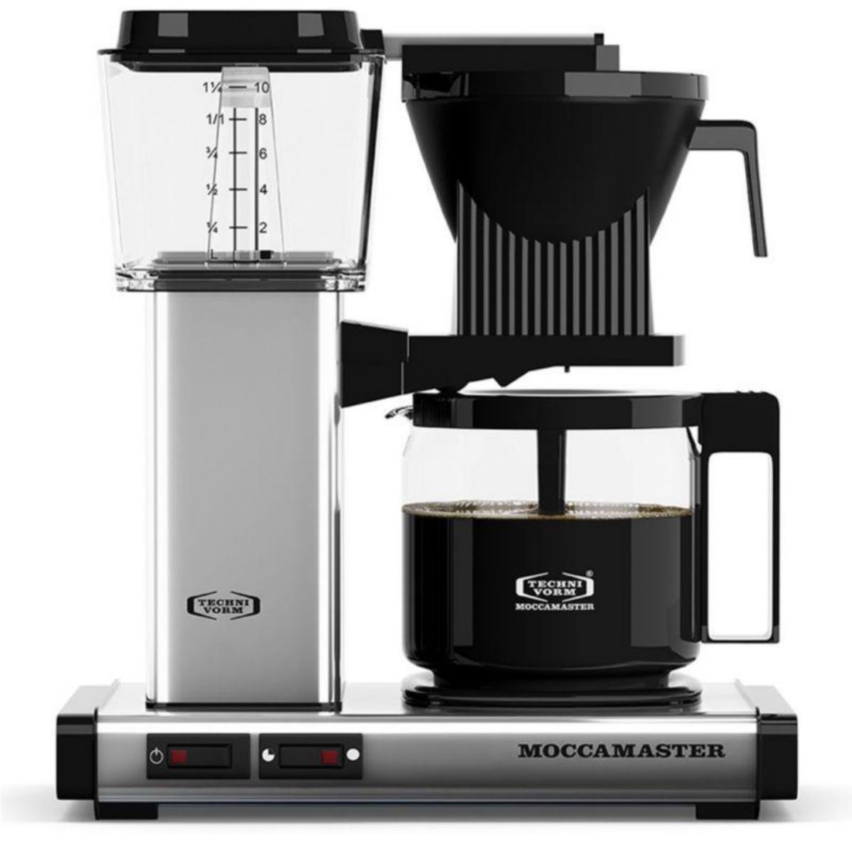 Kaffebryggare, 1.25 l, Automatic - KAFFEBRYGGARE 1.25 L 1520 W SILVER AUTOMATIC MOCCAMASTER