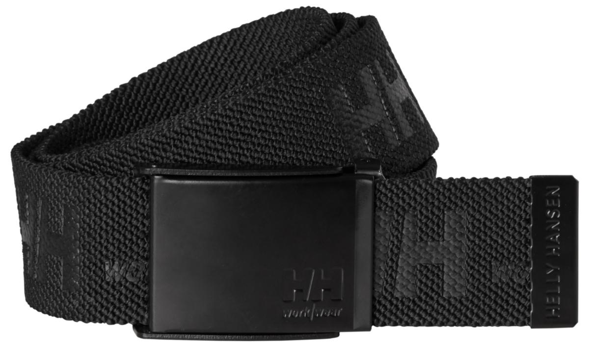 Bälte Helly Hansen 79528 - BÄLTE HH SVART LOGO WEBBING HELLY HANSEN 79528-990-STD