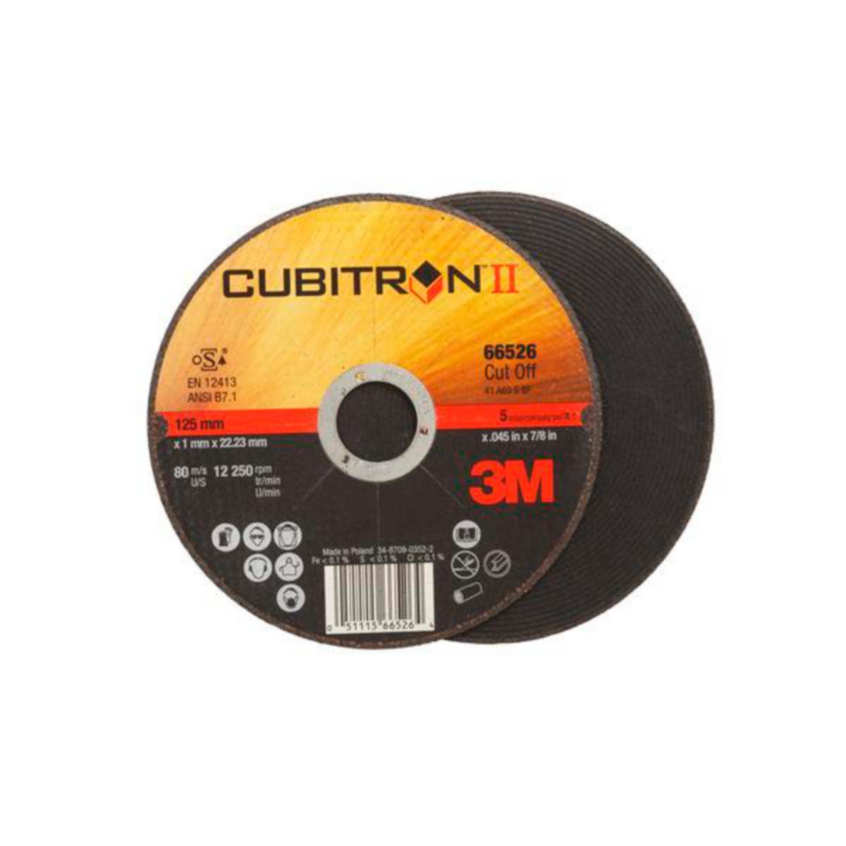 Kapskiva 3M Cubitron II typ 41 och 42 - KAPSKIVA 3M CUBITRON II TYP 41 230MM X 2.0MM X 22.23MM