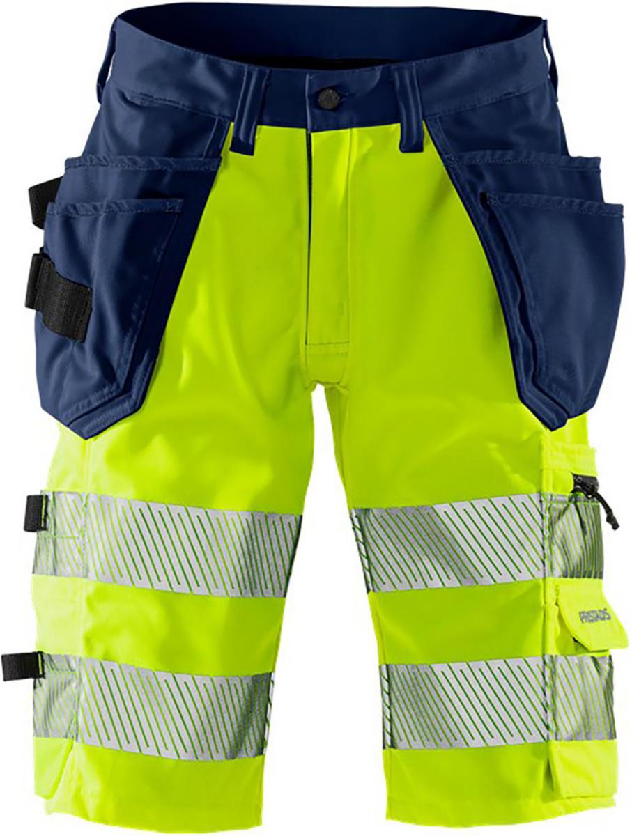 Shorts Fristads 2509 PLU - VARSELSHORTS 2509 PLU GUL/MA C56 FRISTADS 131153-171-C56