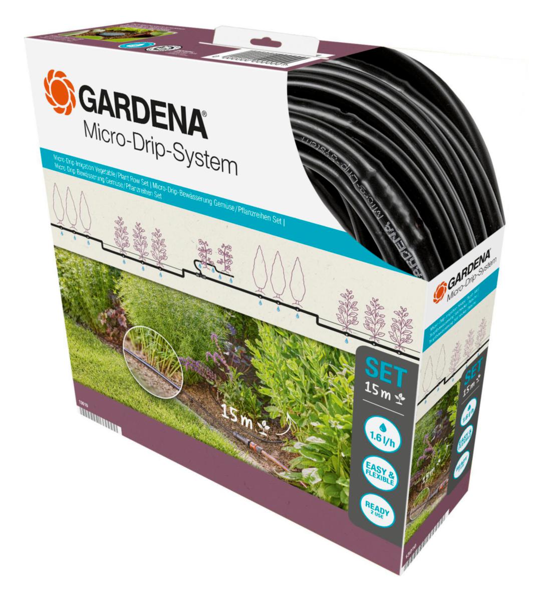 Droppslang Gardena Micro-Drip Startset - MICRO-DRIP STARTSET 15M GARDENA 13010-20