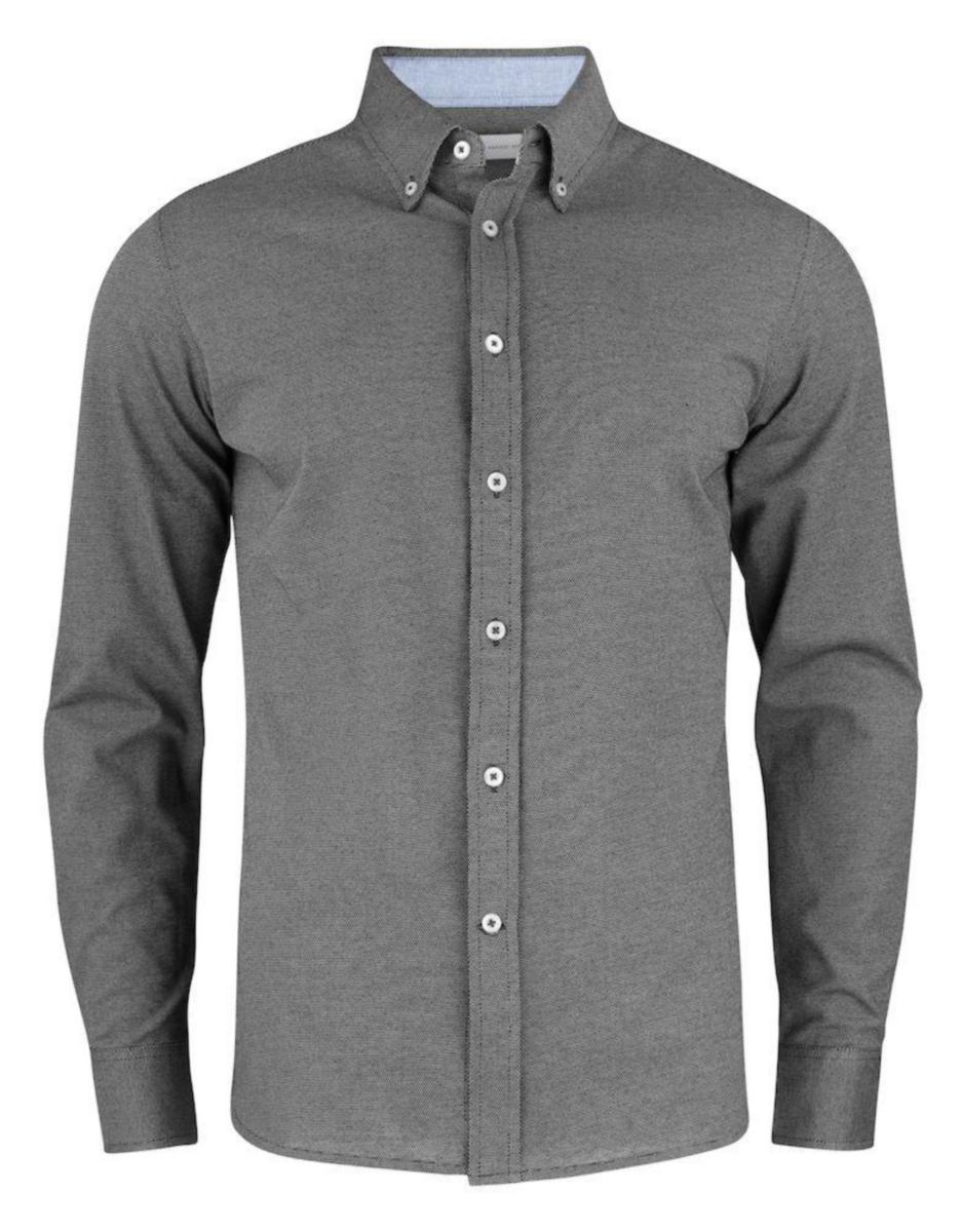 Skjorta Harvest Burlingham - SKJORTA HARVEST BURLINGHAM SVART/VIT STL S