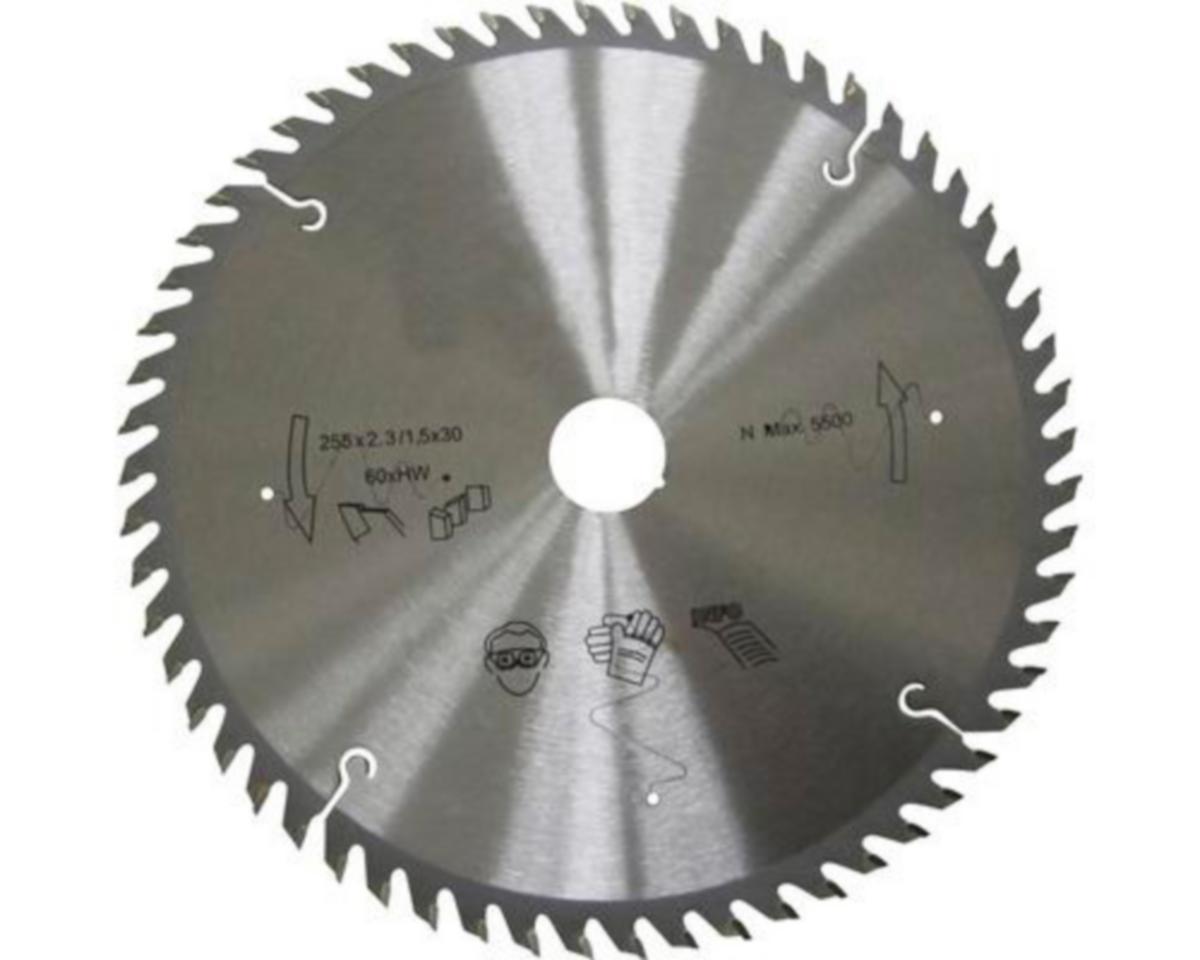 Sågklinga HiKOKI Alu/Laminat - SÅGKLINGA 255X2.3 60T 30MM HÅL HiKOKI 60355019