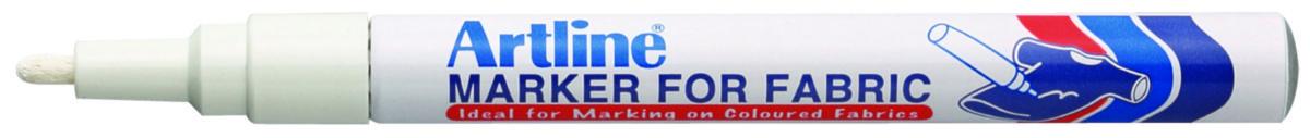 Märkpenna Artline EKC-1 - MÄRKPENNA ARTLINE EKC-1 VIT SB 1.2MM SPETS F TEXTILMÄRKNING