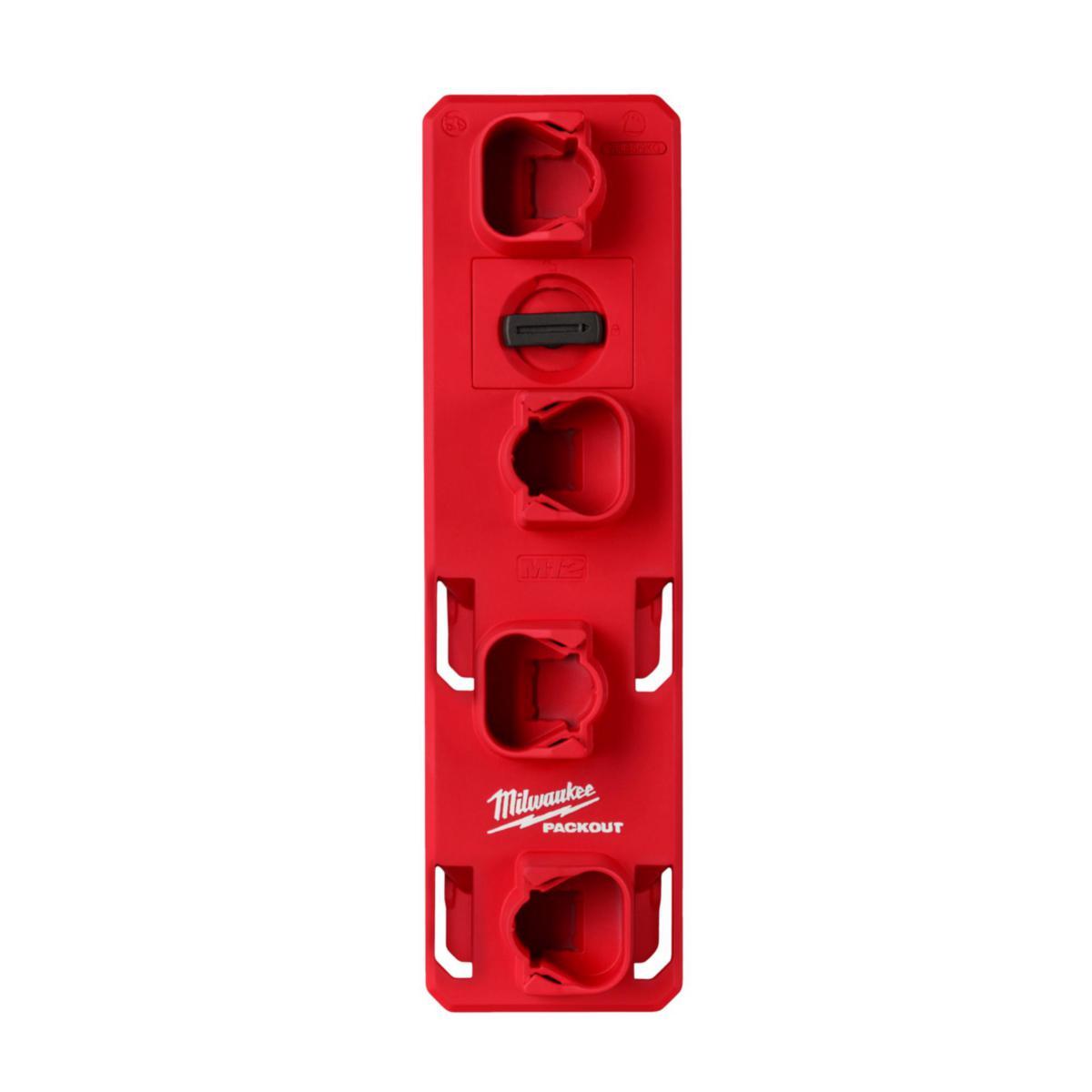 Batterihållare Milwaukee Packout M12 - BATTERIHÅLLARE M12 PACKOUT MILWAUKEE 4932480708