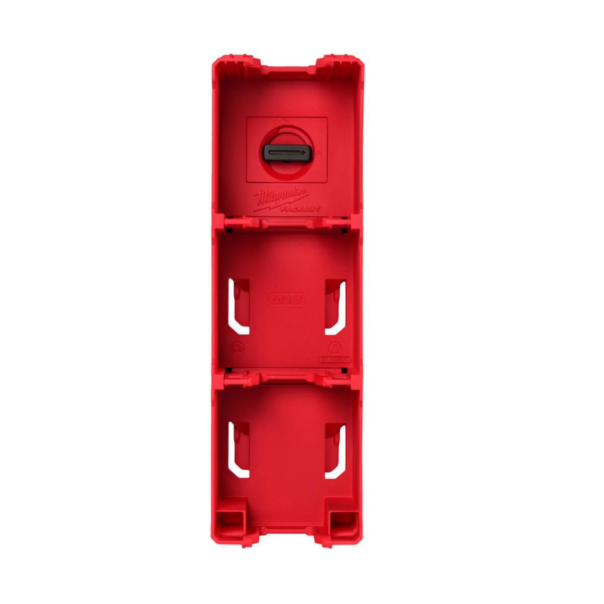 Batterihållare Milwaukee Packout M18 - BATTERIHÅLLARE M18 PACKOUT MILWAUKEE 4932480709