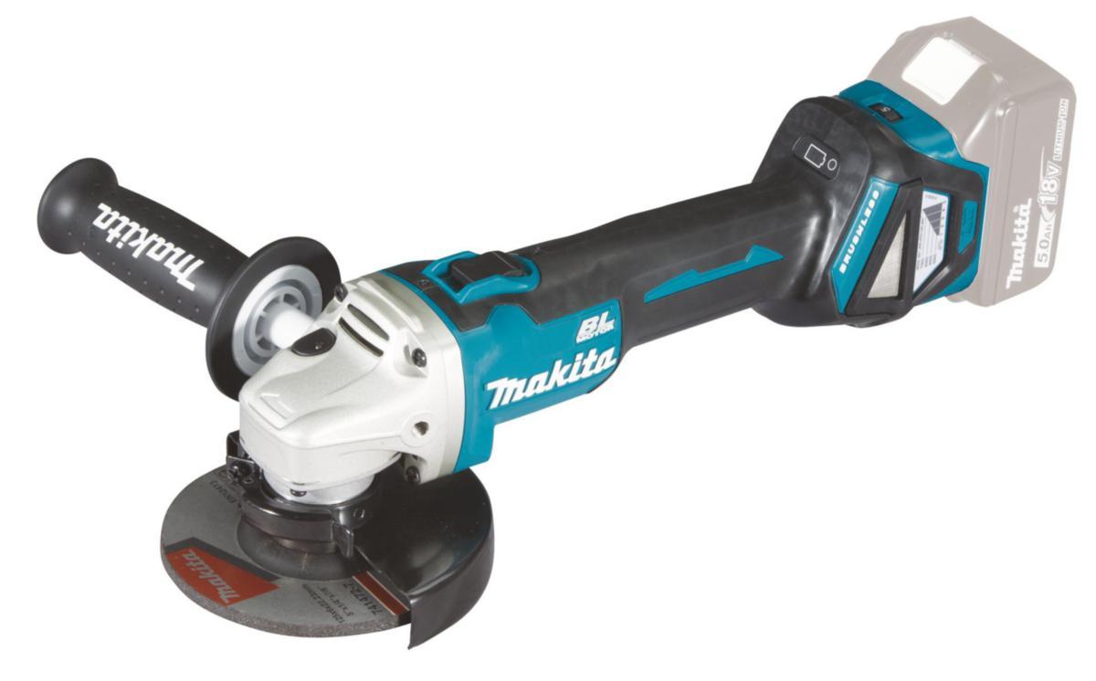 Vinkelslipmaskin Makita DGA512ZU Solo - VINKELSLIP MAKITA 18V DGA512ZU KNAPP+125MM+M-BROMS+AWS+SOLO