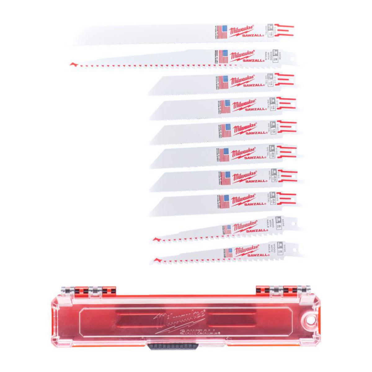 Tigersågblad Milwaukee Set 10p - TIGERSÅGBLAD SET 10-PACK MILWAUKEE 49222211