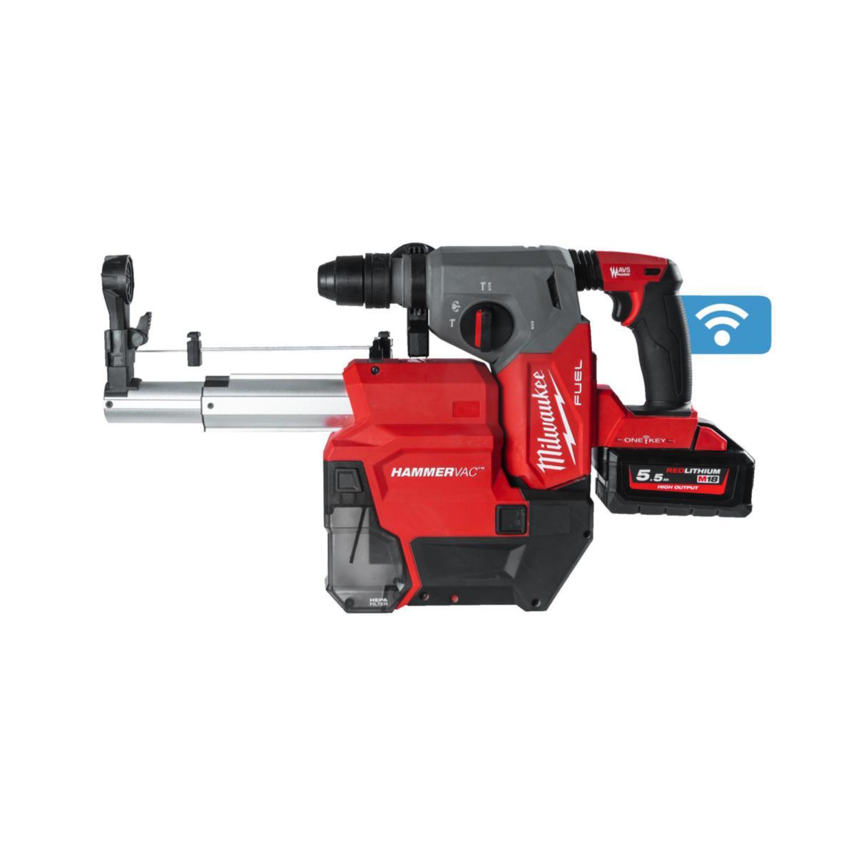 Kombihammare Milwaukee M18 ONEFHXDEL-552C - KOMBIHAMMARE M18 FHXDEL-552C MILWAUKEE 4933478506