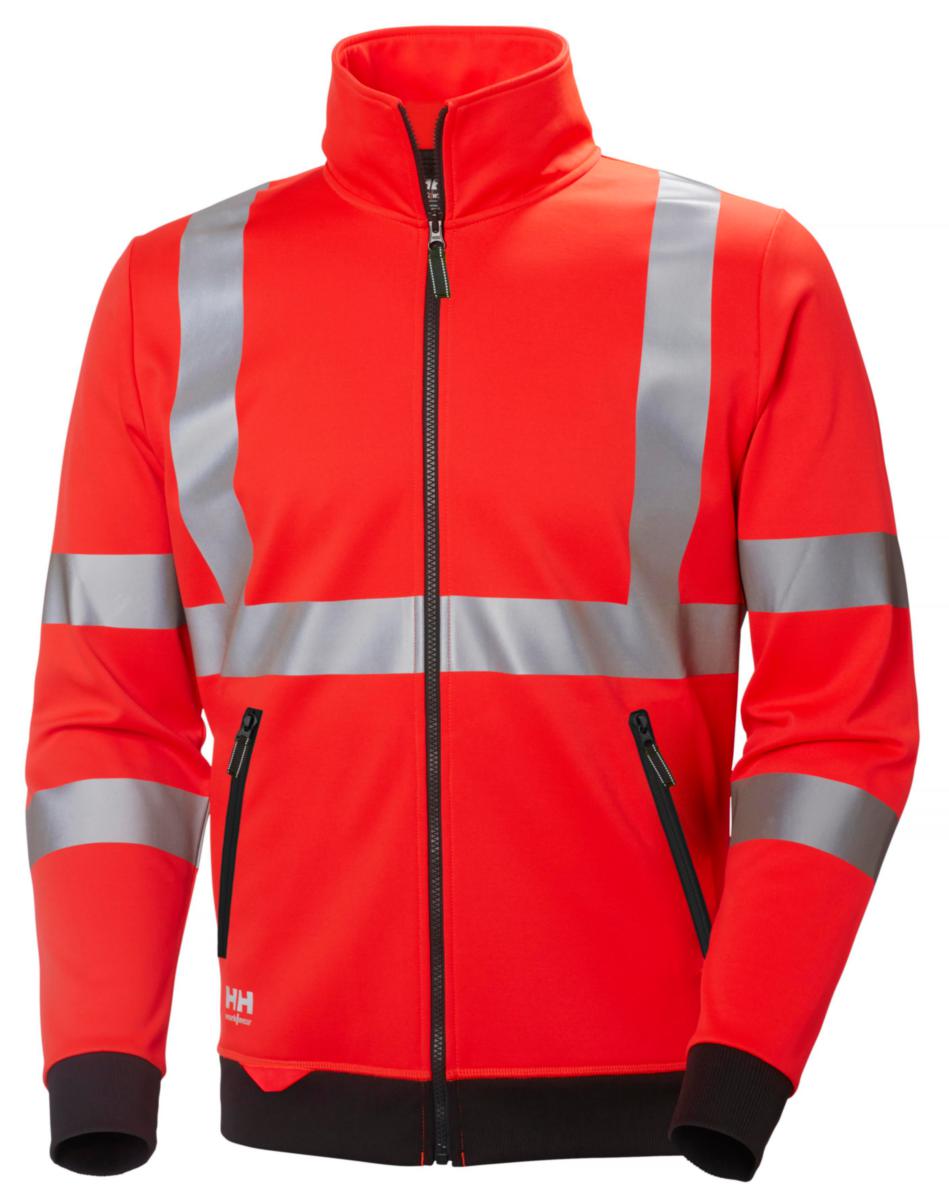 Collegetröja Helly Hansen Addvis 79112 - SWEATSHIRT ADDVIS ZIP RÖD 2XL HELLY HANSEN 79112-160-2XL