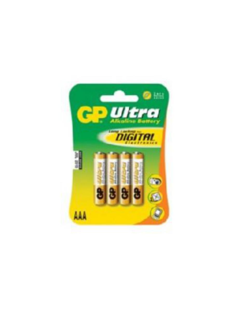 Batteri GP - BATTERI LR03 AAA ULTRA ALK 4/ GP 151003