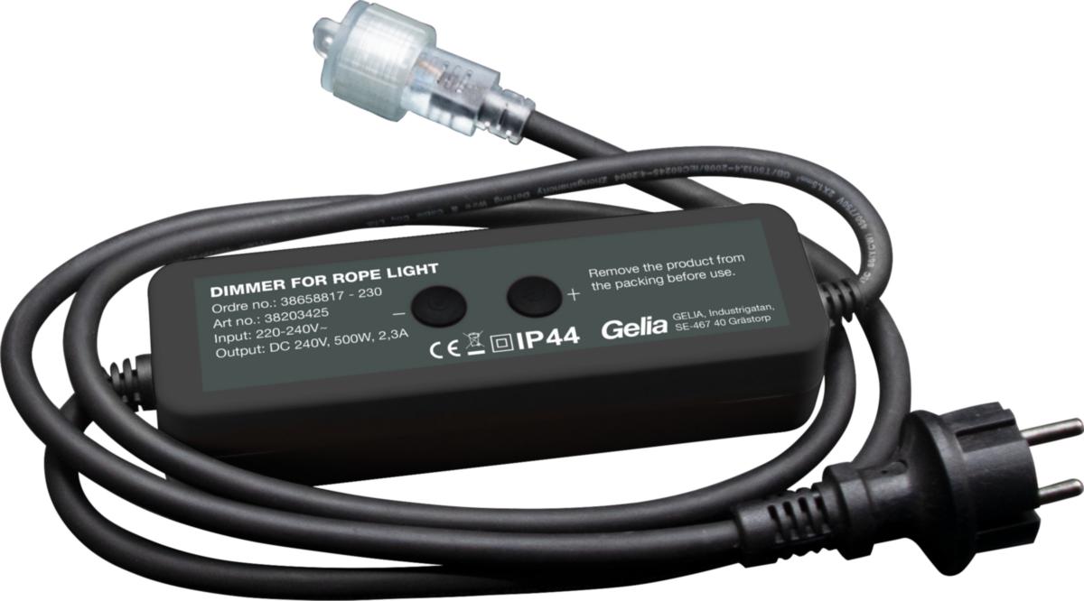 LED-slinga Rope, Tillbehör - DIMMER 4 STEG IP44 MAX 500W FÖR LEDSLINGA ROPE