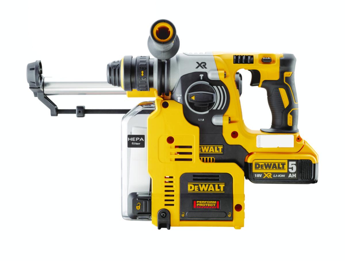 Borrhammare DEWALT DCH275P2-QW - BORRHAM 18V 5AH 3LÄGES DAMM DEWALT DCH275P2-QW