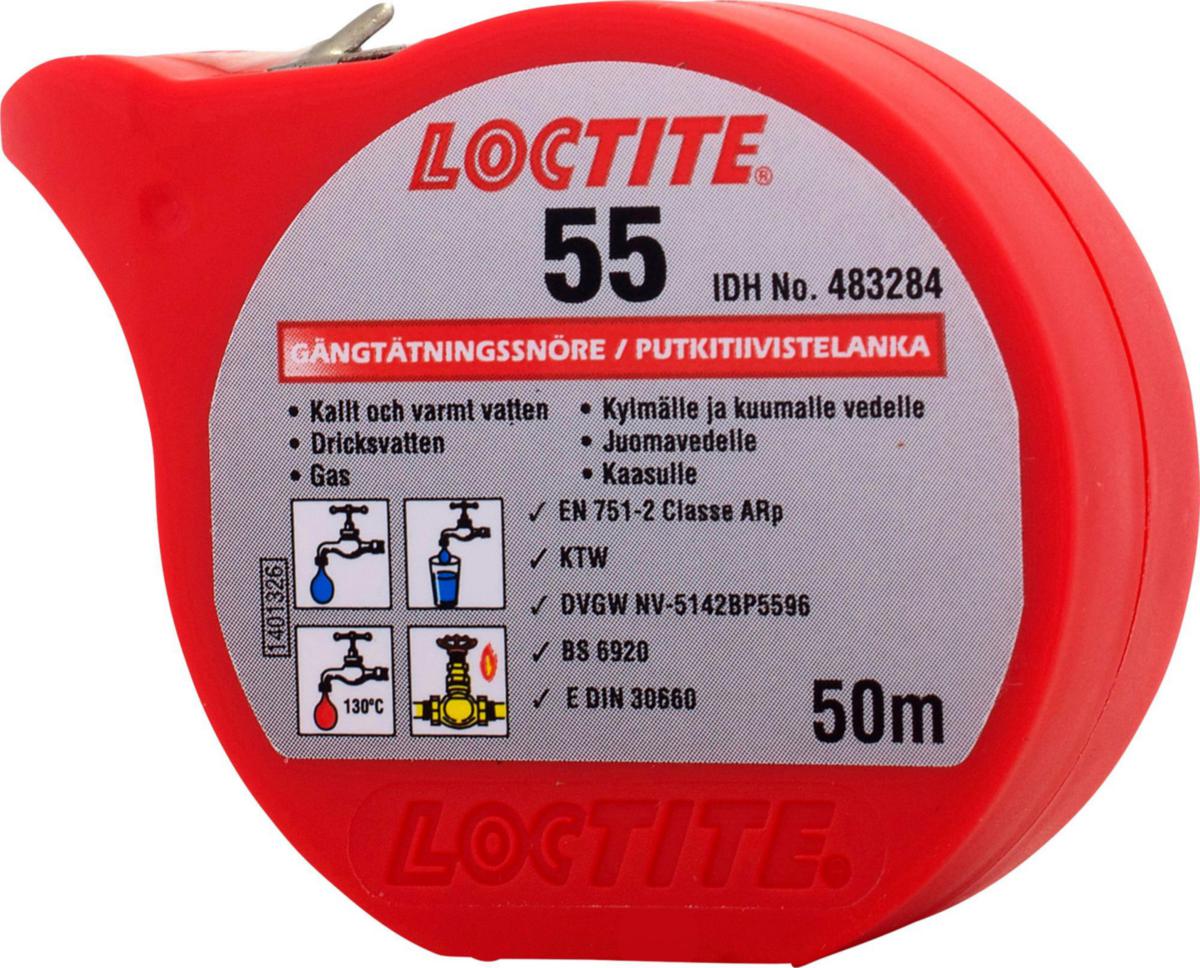Gängtätningssnöre Loctite® 55 - GÄNGTÄTNINGSSNÖRE 50M 55 HENKEL 483284