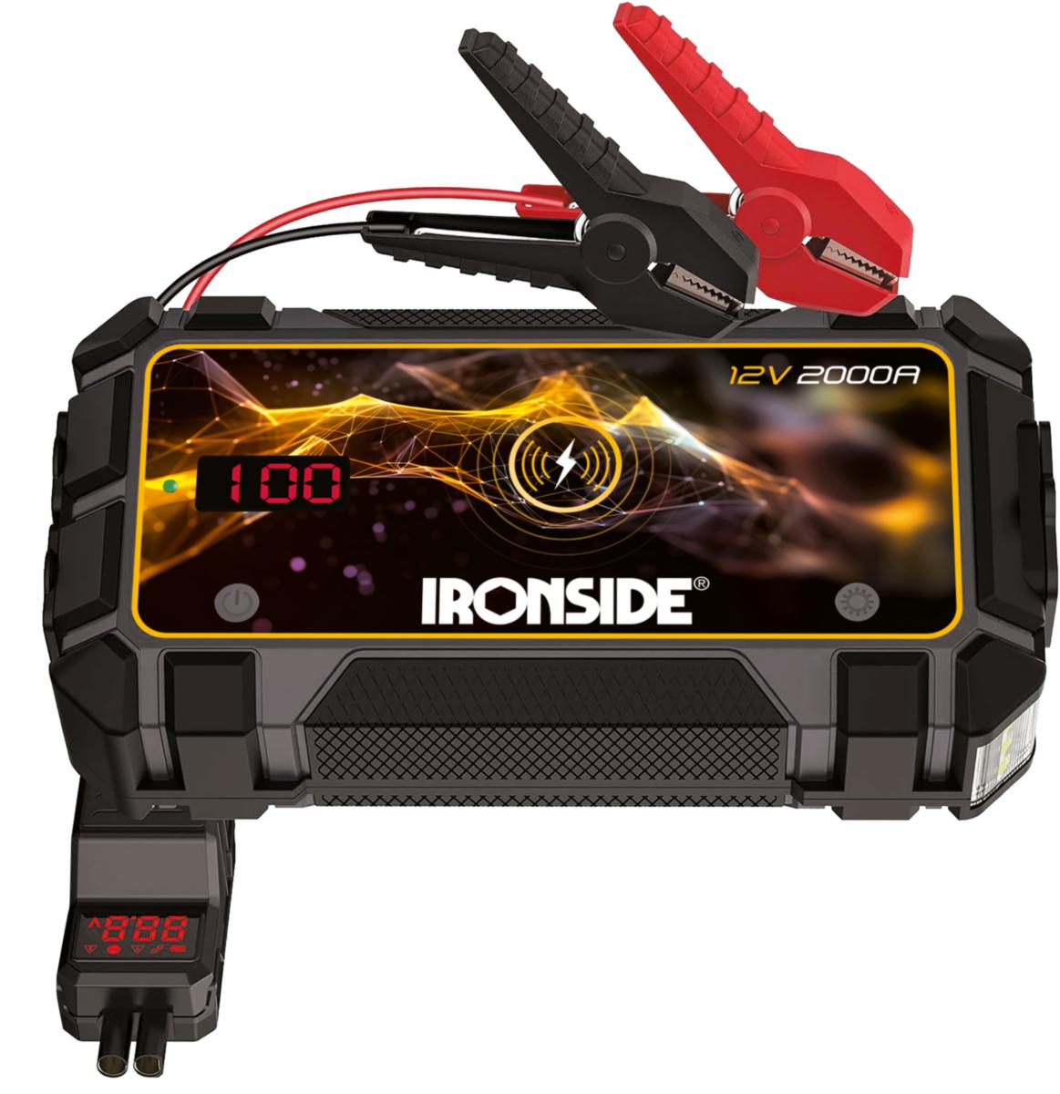 Starthjälp Ironside 2000A - STARTHJÄLP IRONSIDE 12000MAH 2000A POWERBANK 103519