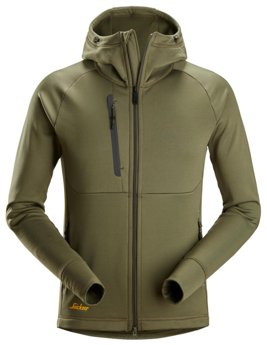 Huvtröja Snickers 8026 - HOODIE 8026 KHAKI GRÖN XXL SNICKERS 80263100008