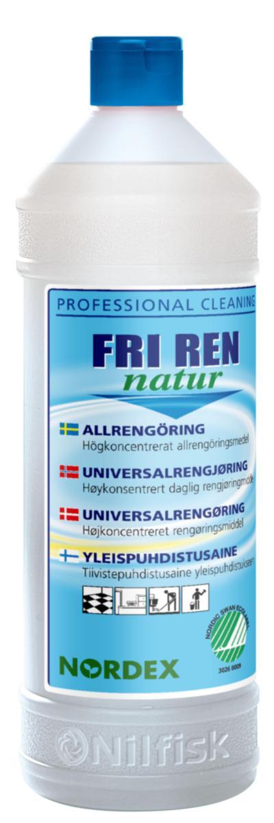 Rengöring Nordex Fri Ren Natur - RENGÖRING ALLRENT FRI REN 1L SVANEN U FÄRG PARFYM