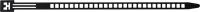 Buntband, svart, passar till LED-slinga Worklight Rope