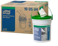 Våtdukar/Wipes Tork W15 för Ytrengöring